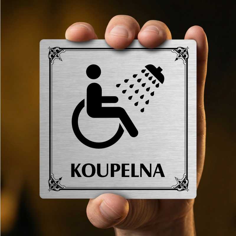 Koupelna, 118x118mm, zlatá, Utah